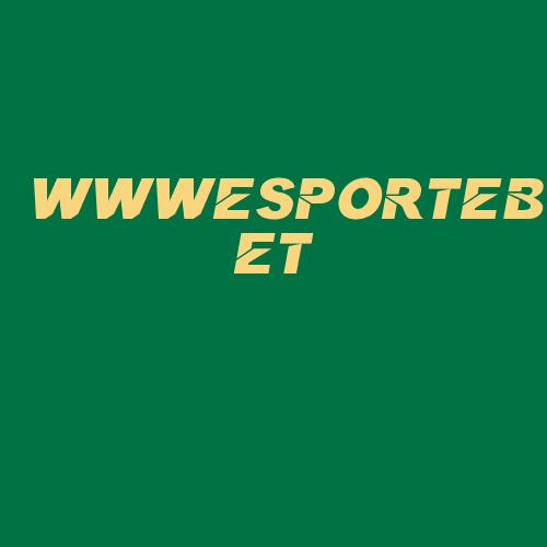 Logo da WWWESPORTEBET